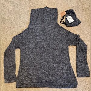 Hello&Mello Carefree Threads Cowl Neck lounge top SZ M (8-10)